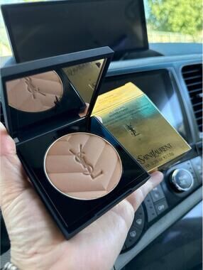 YSL All Hours Hyper Finish Compact Powder 08